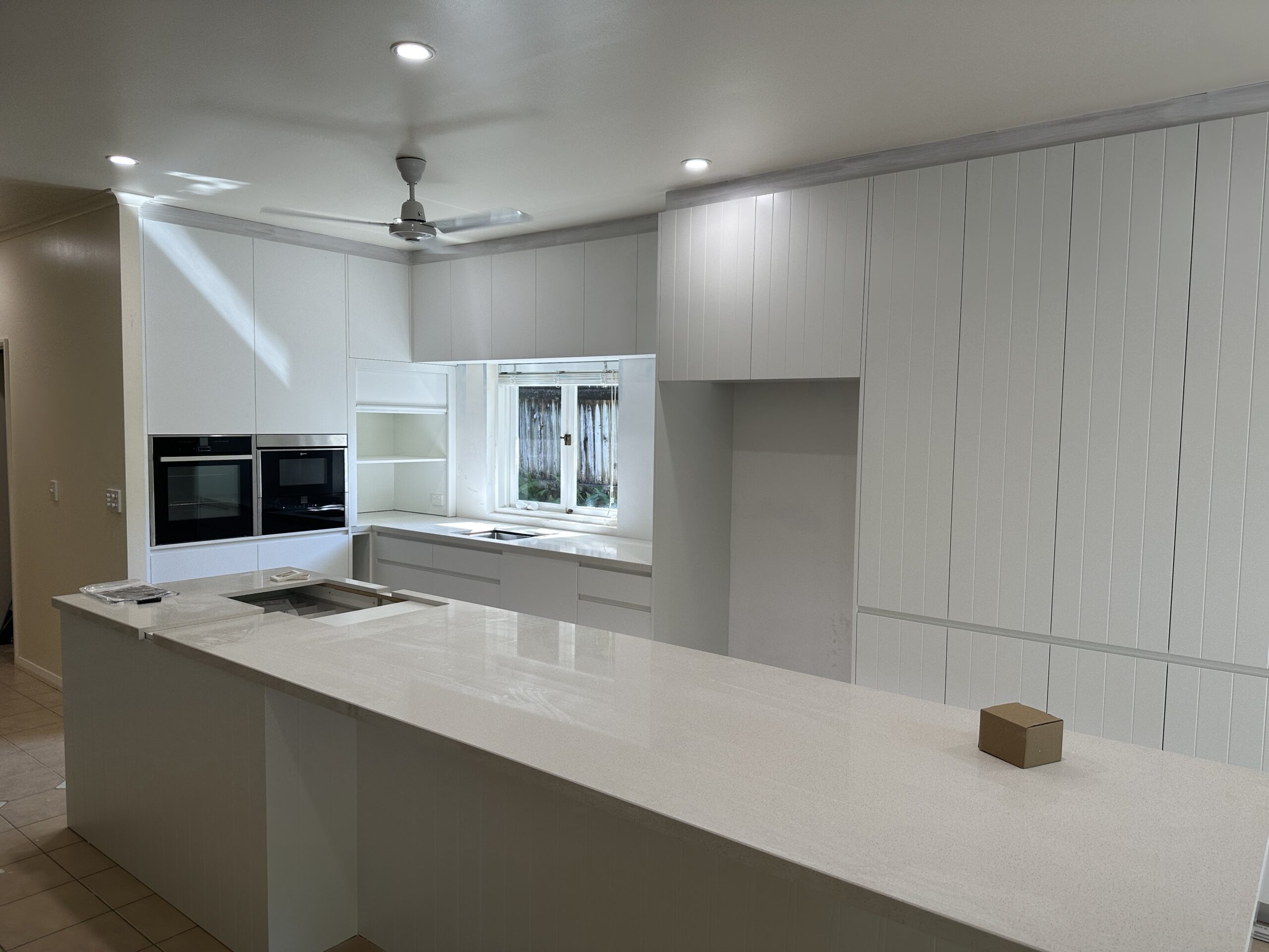 Ezwire Electrician Cairns renovation project kitchen ready